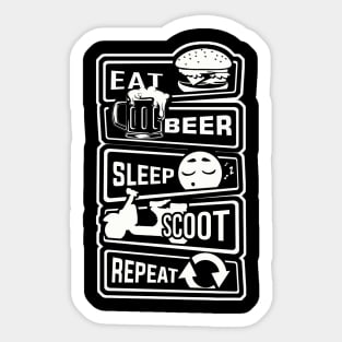 Scooterist Activity Sticker